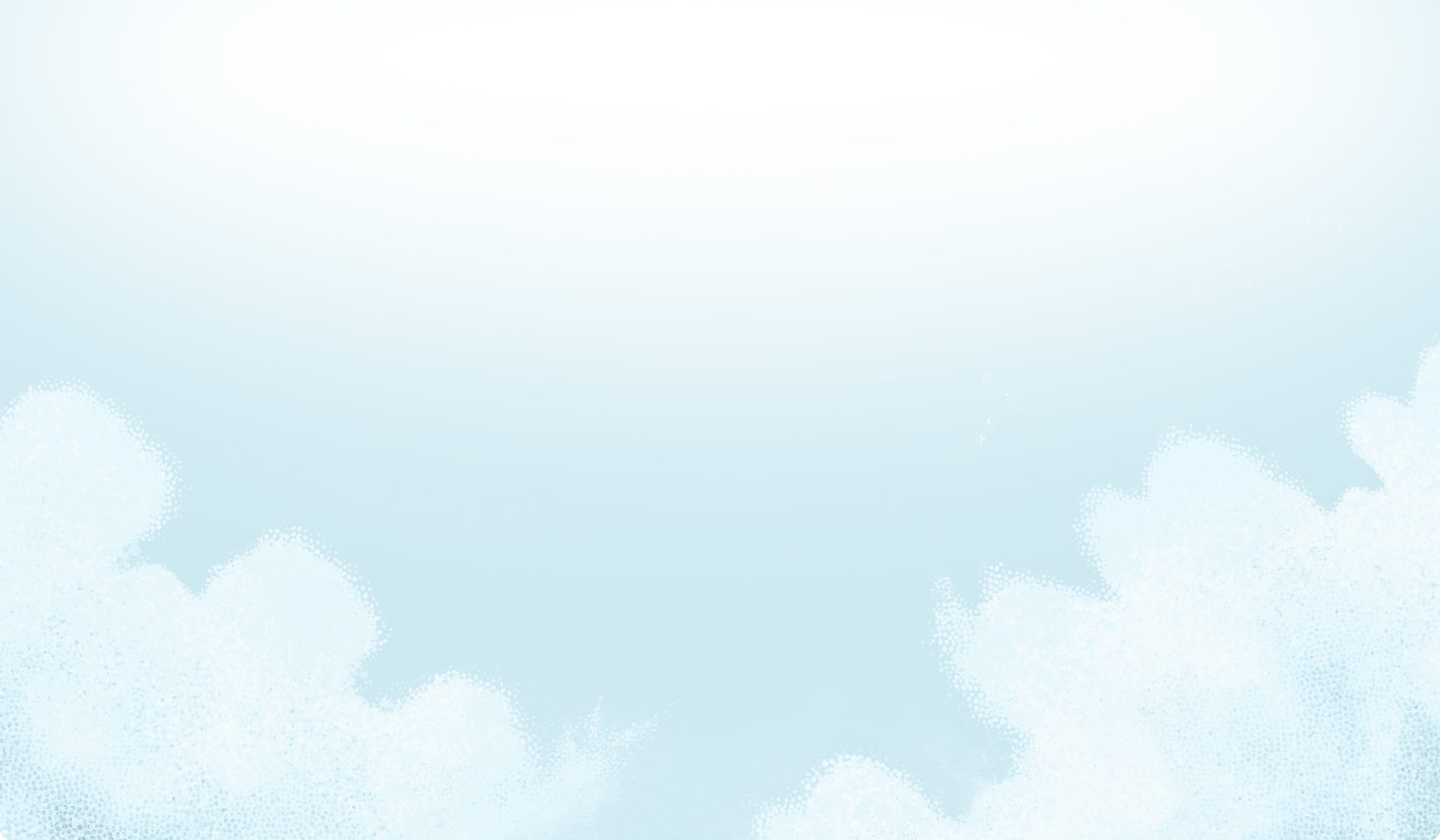 Clouds and gradient background